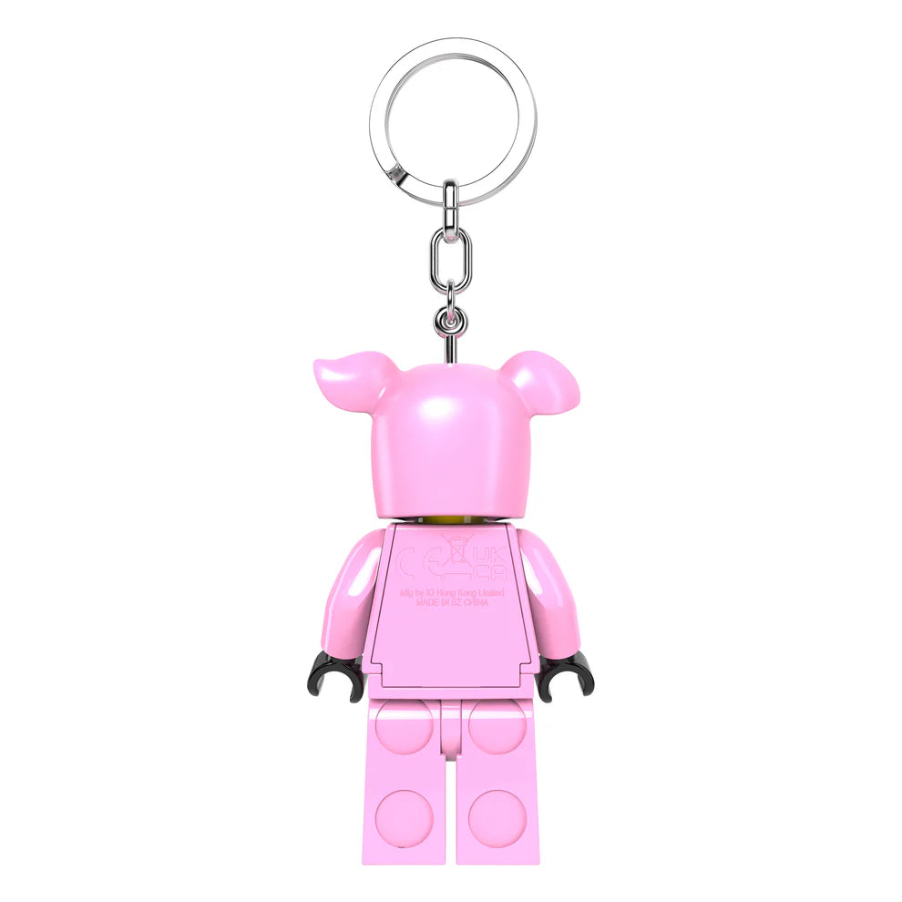 LEGO KE212H Minifigures Keychain Light Piggy Guy | 1 PCS