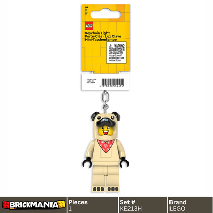 LEGO KE213H Minifigures Keychain light Pug | 1 PCS