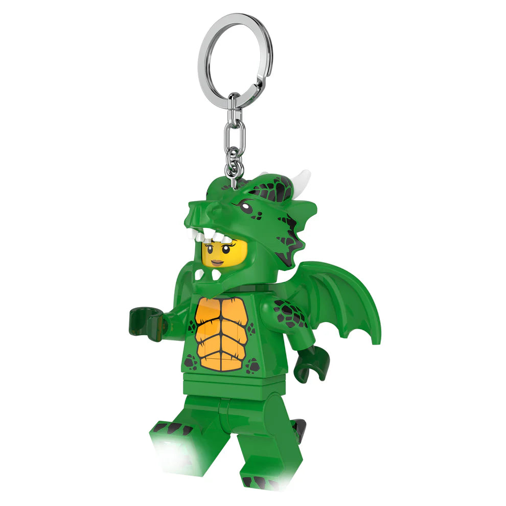 LEGO KE224H Minifigures Keychain Light Green Dragon Girl | 1 PCS