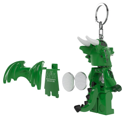 LEGO KE224H Minifigures Keychain Light Green Dragon Girl | 1 PCS