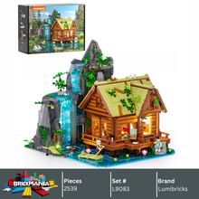 Lumibricks L9083 Waterfall Cabin Building Toy Set | 2539 PCS