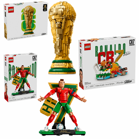 LEGO Cristiano Ronaldo World Cup Bundle 43020 43012 43016 | 3 sets