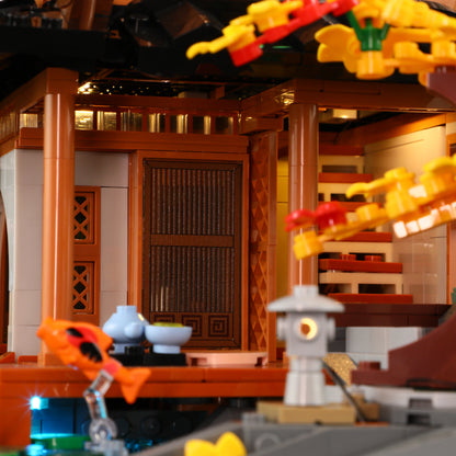 Lumibricks L9075 Bamboo House Building Toy Set | 2432 PCS