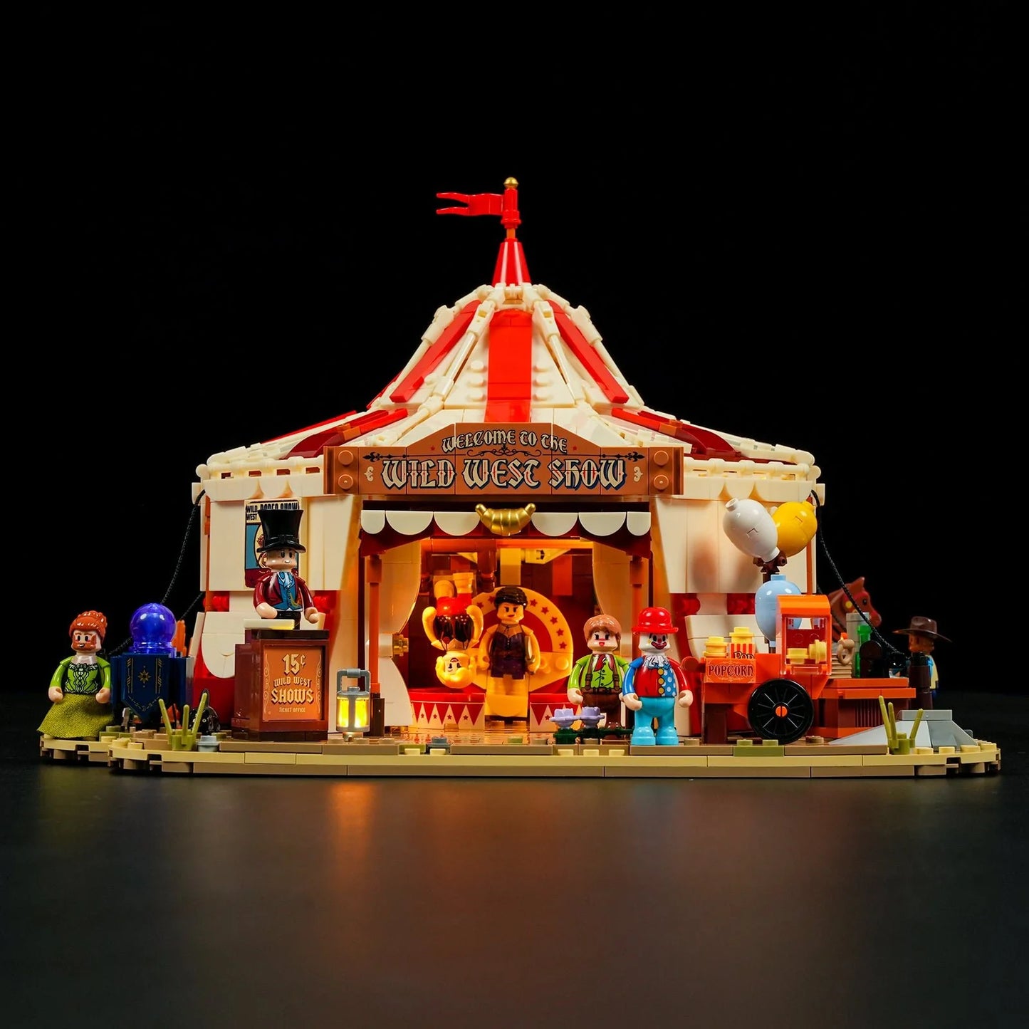 Lumibricks L9079 Traveling Circus Building Toy Set | 1962 PCS
