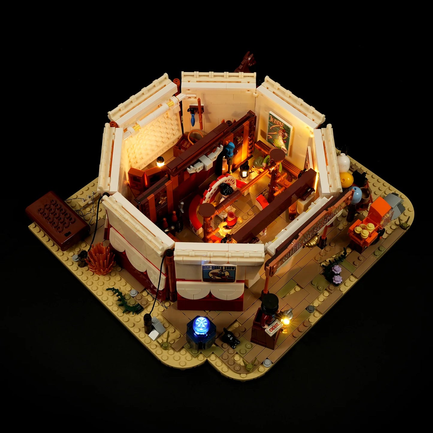 Lumibricks L9079 Traveling Circus Building Toy Set | 1962 PCS