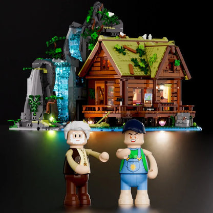 Lumibricks L9083 Waterfall Cabin Building Toy Set | 2539 PCS