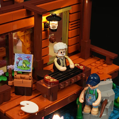 Lumibricks L9083 Waterfall Cabin Building Toy Set | 2539 PCS