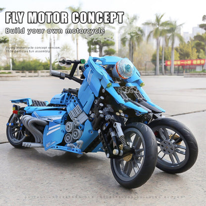 Mould King 23009 The Fly Motorcycle Model Building Toy Set | 1536 PCS