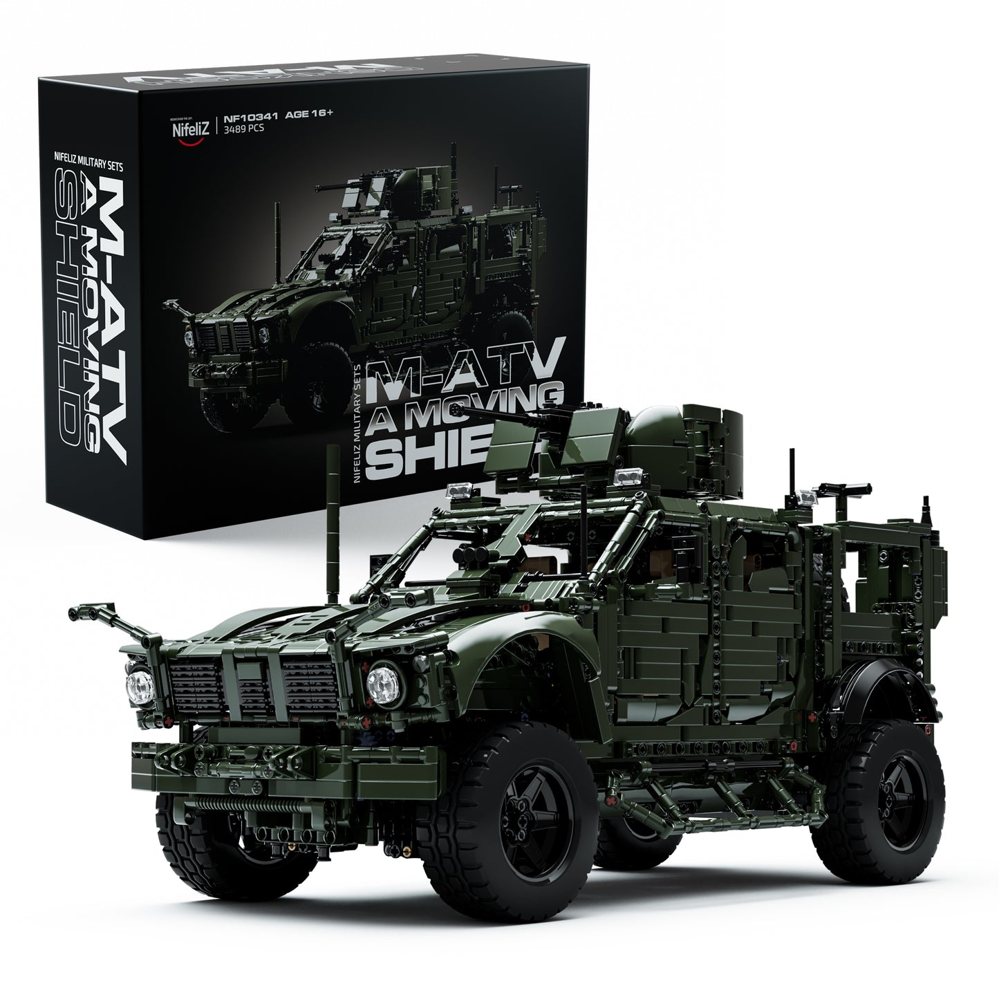 Nifeliz NF10341 M-ATV Military Building Set | 3489 PCS