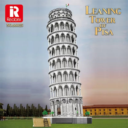 Reobrix 66025 Leaning Tower of Pisa Building Toy Set | 7652 PCS