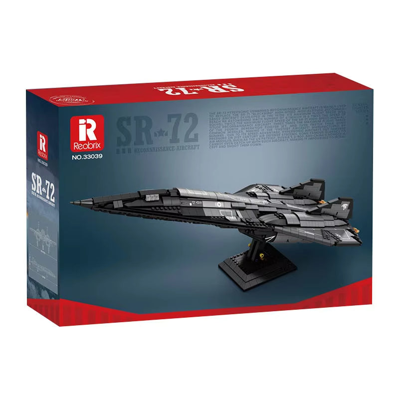 Reobrix 33039 SR-72 Reconnaissance Aircraft Building Toy Set | 2071 PCS