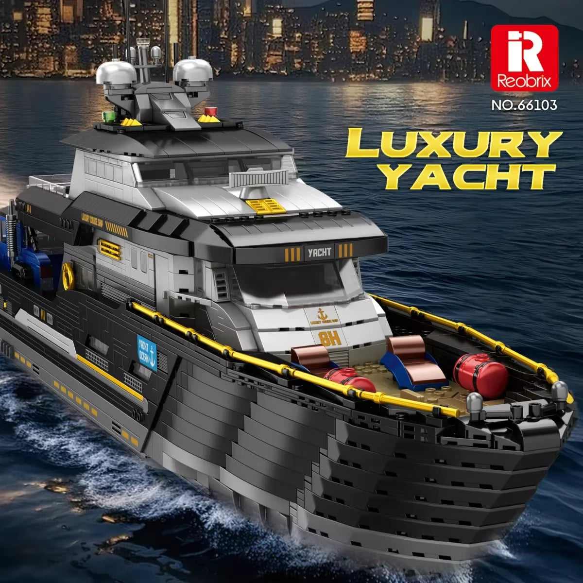 Reobrix 66103 Luxury Yacht Building Toy Set | 4421 PCS