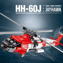 Reobrix 33026 HH‑60J Jayhawk Rescue Helicopter Building Toy Set | 1137 PCS