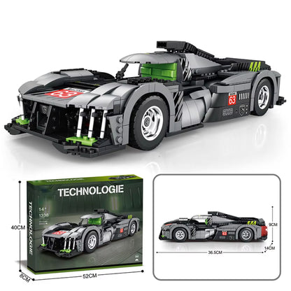 Reobrix 11031 Peugeot 9X8 Racer Building Toy Set | 1338 PCS