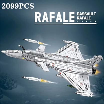 Reobrix 33035 Dassault Rafale Fighter Jet Building Toy Set | 2099 PCS