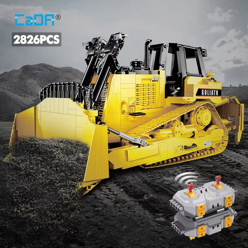 CaDA C61056W Goliath Bulldozer Building Toy Set | 2826 PCS