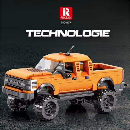Reobrix 827 Raptor Pickup Truck Building Toy Set | 423 PCS