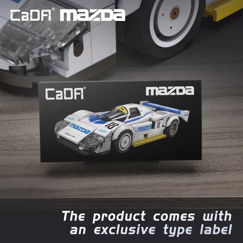 CaDA C55029W Mazda 787B (#18) 1991 Building Toy Set | 242 PCS
