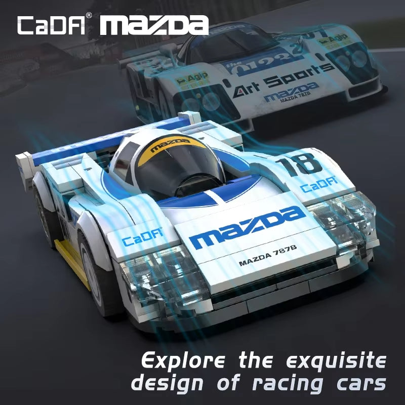 CaDA C55029W Mazda 787B (#18) 1991 Building Toy Set | 242 PCS