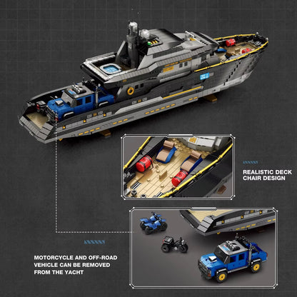 Reobrix 66103 Luxury Yacht Building Toy Set | 4421 PCS