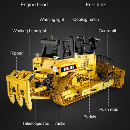 CaDA C61056W Goliath Bulldozer Building Toy Set | 2826 PCS