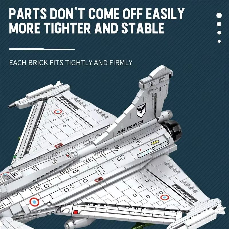 Reobrix 33035 Dassault Rafale Fighter Jet Building Toy Set | 2099 PCS