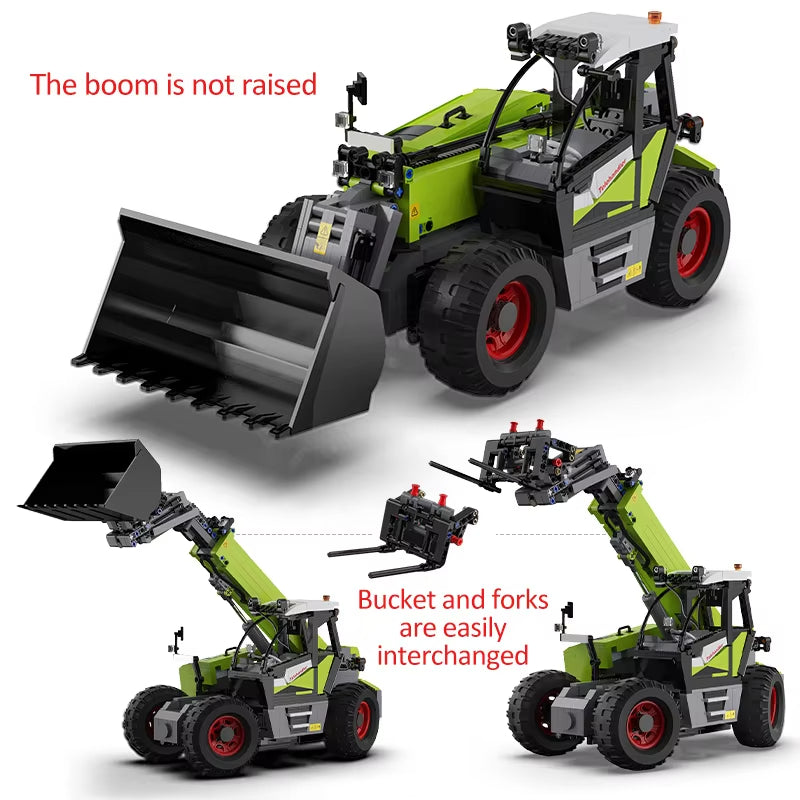 CaDA C61051W Telehandler Building Toy Set | 1469 PCS