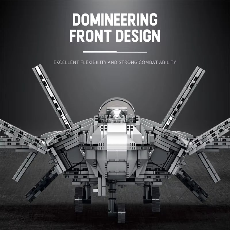 Reobrix  33025 Chengdu J-20 Stealth Fighter Building Toy Set | 1911 PCS