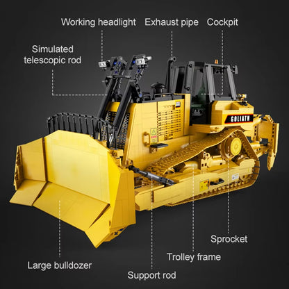 CaDA C61056W Goliath Bulldozer Building Toy Set | 2826 PCS