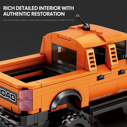 Reobrix 827 Raptor Pickup Truck Building Toy Set | 423 PCS