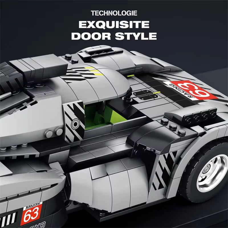 Reobrix 11031 Peugeot 9X8 Racer Building Toy Set | 1338 PCS