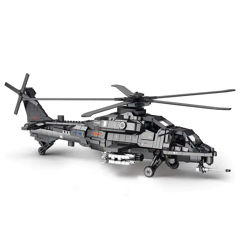 Reobrix 33033 CAICZ-10 Military Attack Helicopter Building Toy Set | 1366 PCS