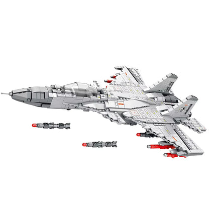 Reobrix 33028 J‑15 Fighter Jet Building Toy Set | 1066 PCS