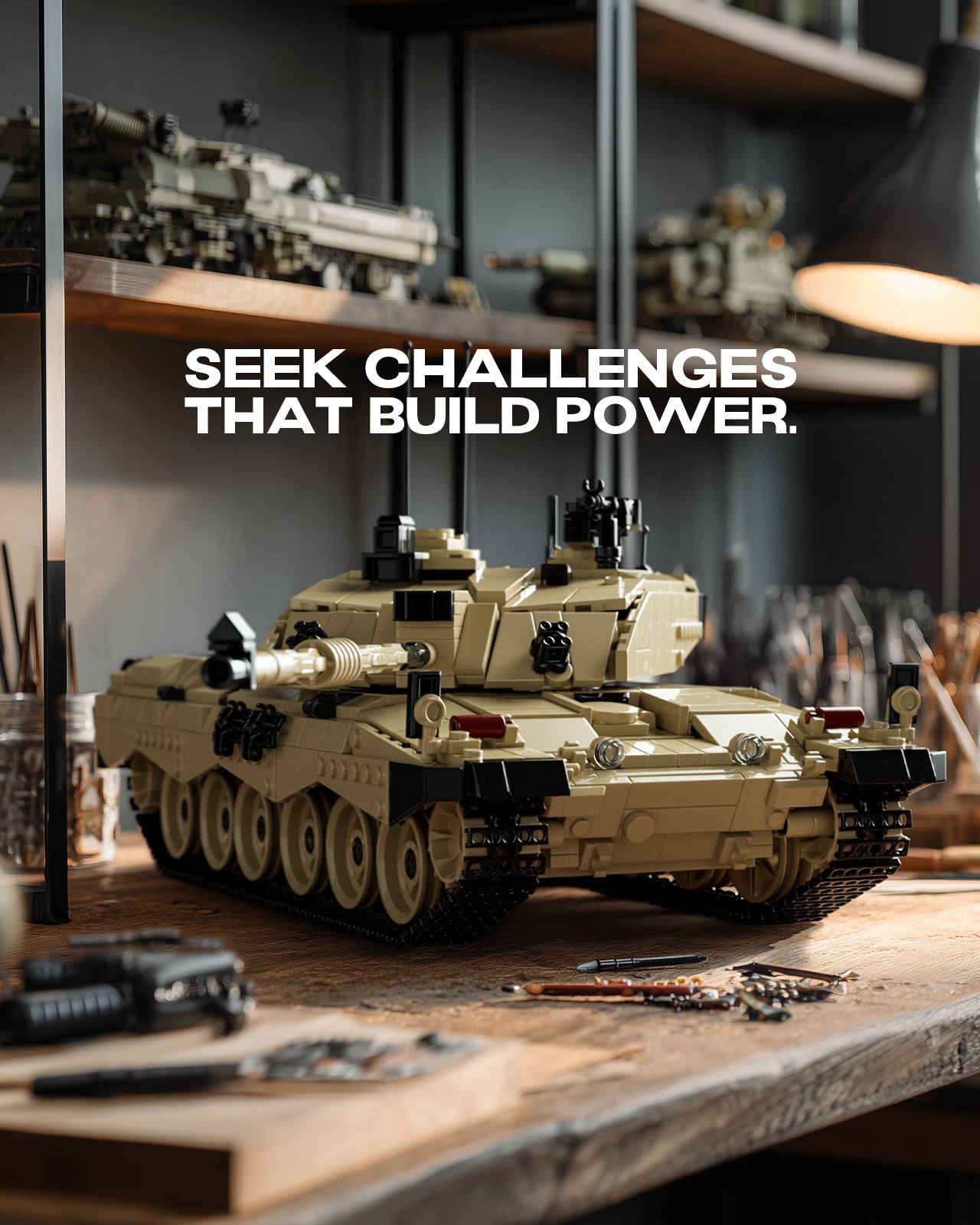 Nifeliz NF10344 Challenger 2 Tank Building Set | 1761 PCS