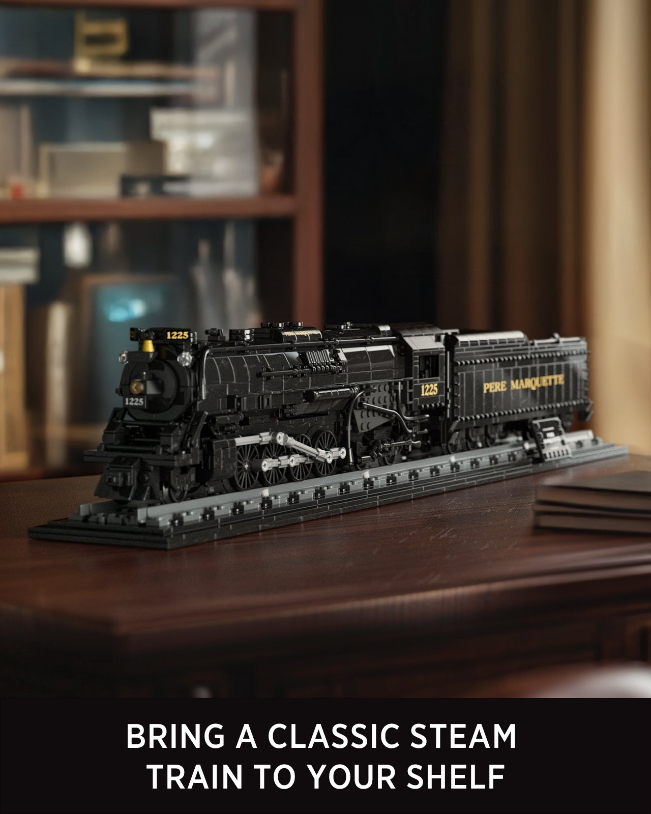 Nifeliz NF10323 Pere Marquette Train Building Set | 1587 PCS
