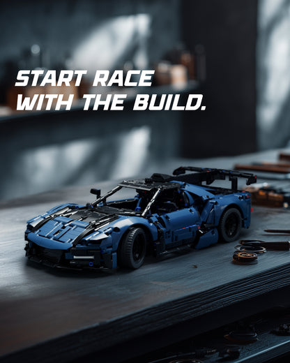 Nifeliz NF10321 MCX Race Car 1:12 Scale Building Set | 1726 PCS