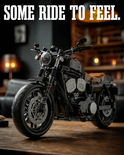Nifeliz NF10342 Iron 83 Motorcycle Model Building Set | 827 PCS