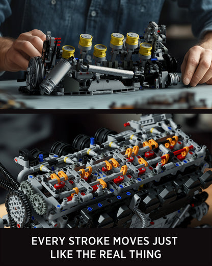 Nifeliz NF10316 L6 Engine Building Set | 2820 PCS