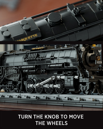 Nifeliz NF10323 Pere Marquette Train Building Set | 1587 PCS