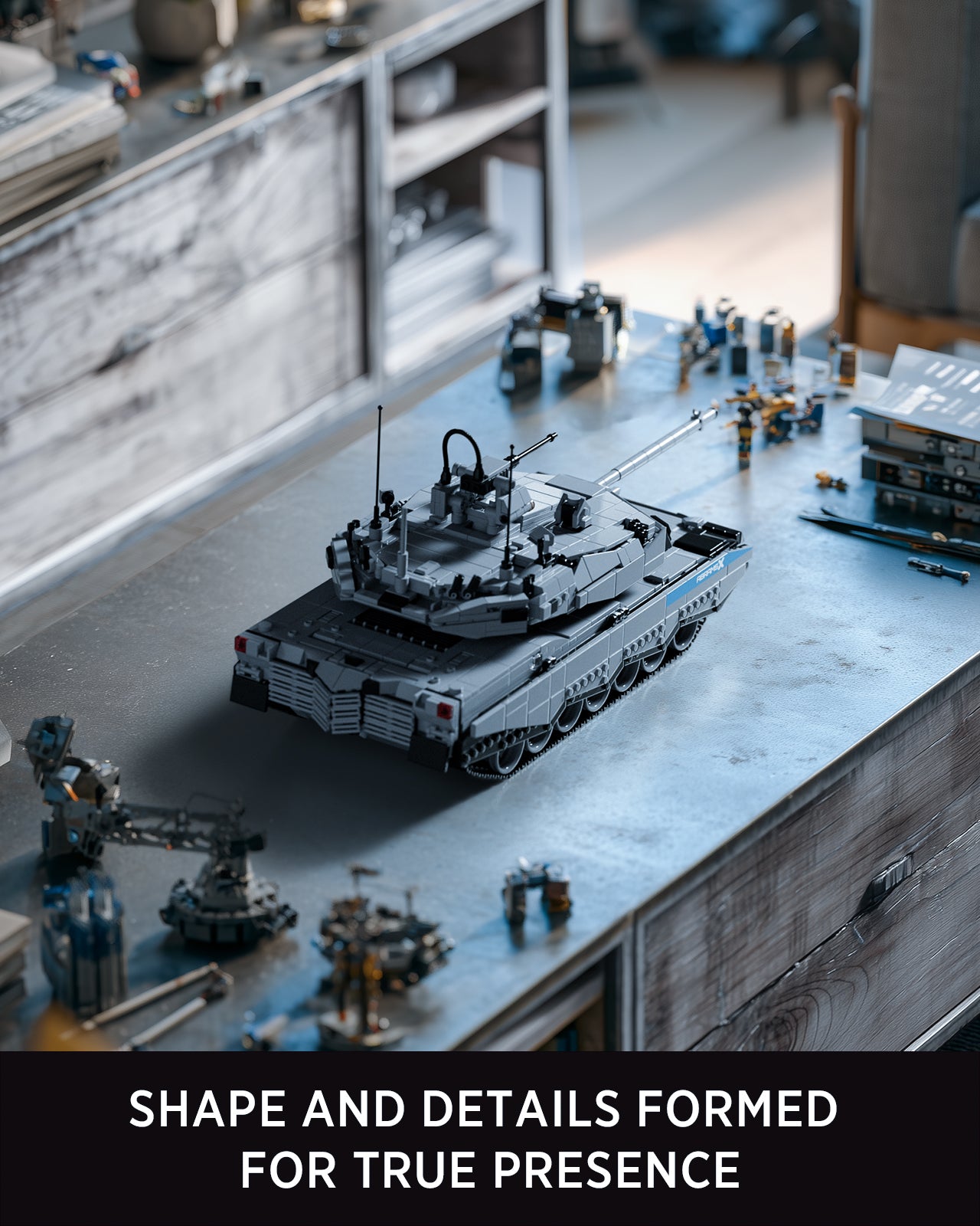 Nifeliz NF10300 Abrams-x Tank Building Set | 2136 PCS