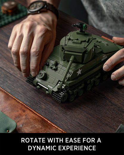 Nifeliz NF10313 Sherman Tank Building Set | 860 PCS