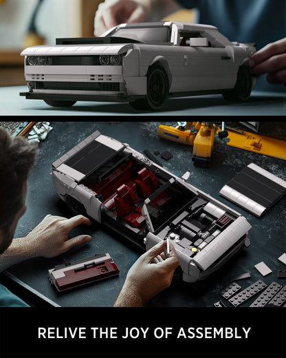 Nifeliz NF10284 Demon Muscle Car Building set | 1225 PCS