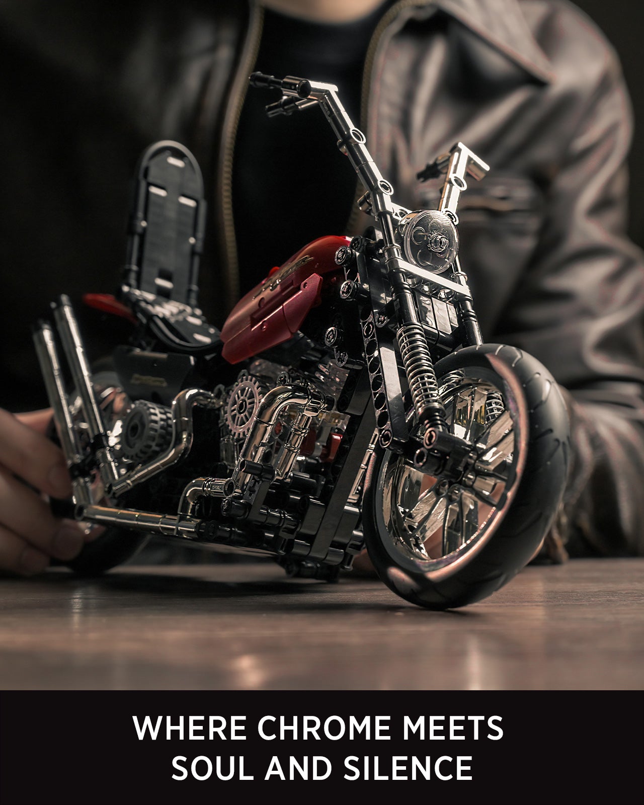 Nifeliz NF10308 Chopper Motorcycle Building Set | 572 PCS