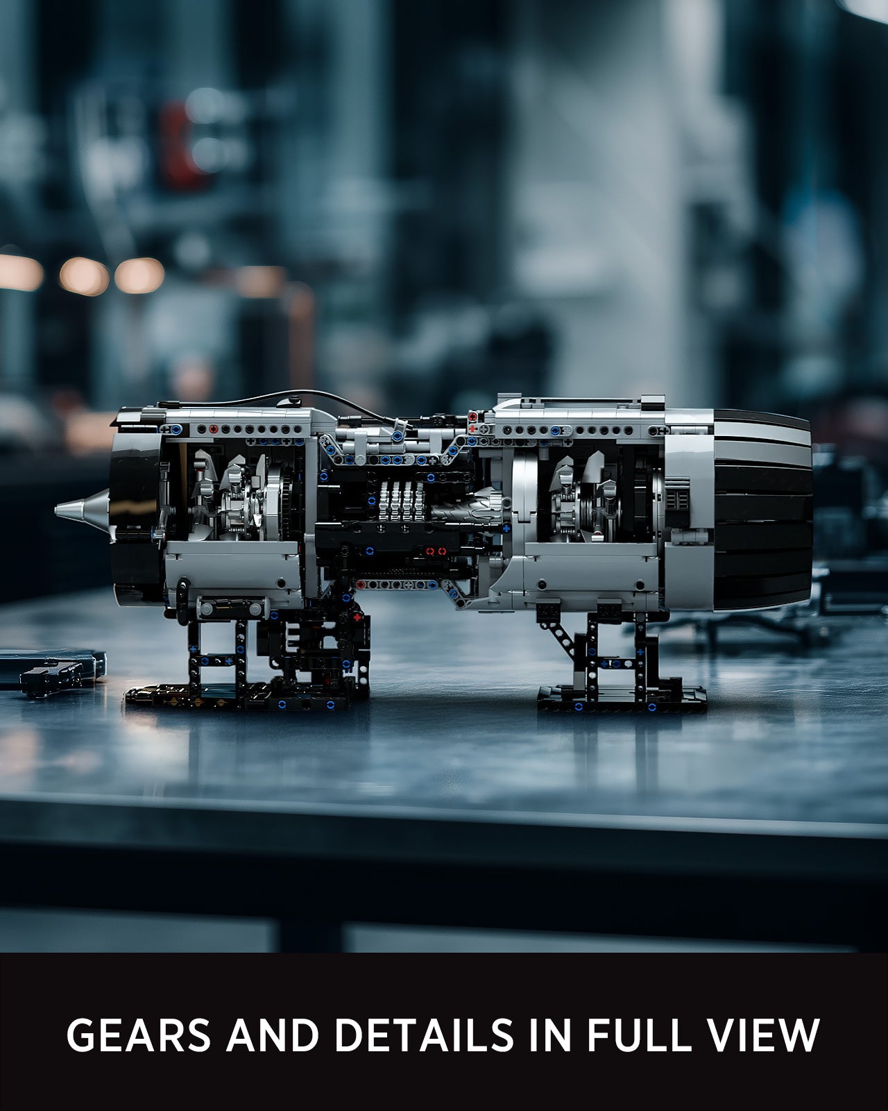 Nifeliz NF10317 Turbofan Engine Building Set | 2216 PCS