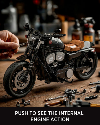 Nifeliz NF10342 Iron 83 Motorcycle Model Building Set | 827 PCS