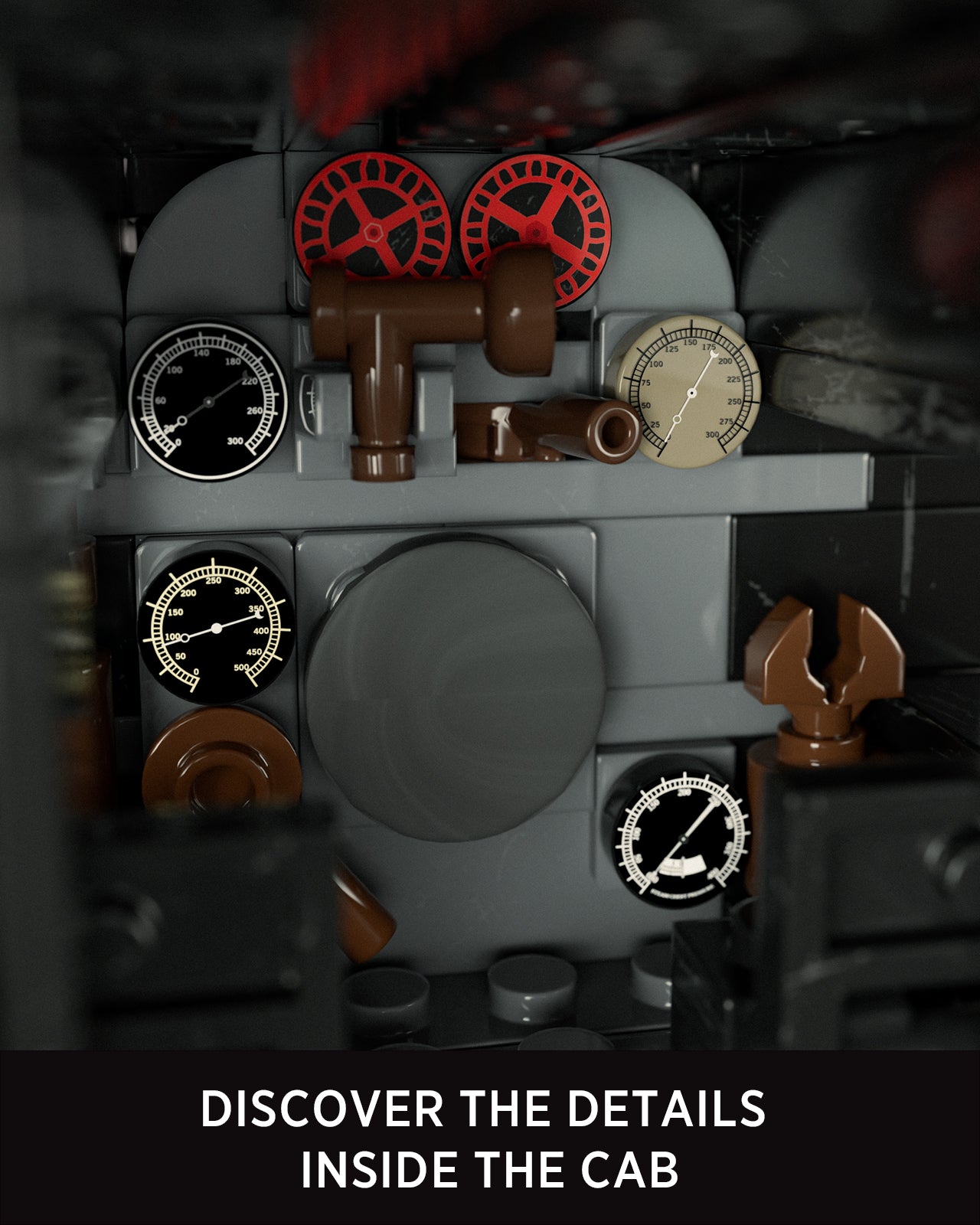 Nifeliz NF10323 Pere Marquette Train Building Set | 1587 PCS