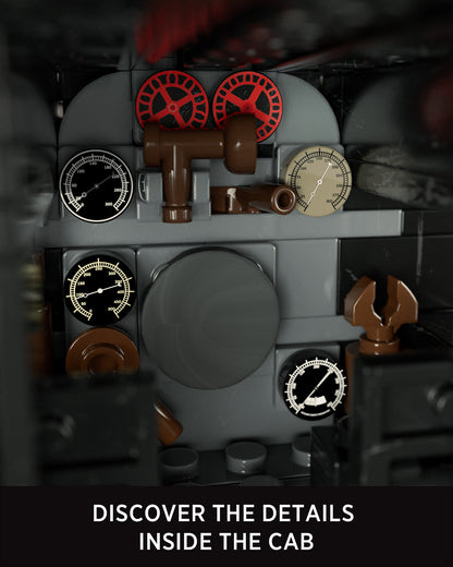 Nifeliz NF10323 Pere Marquette Train Building Set | 1587 PCS