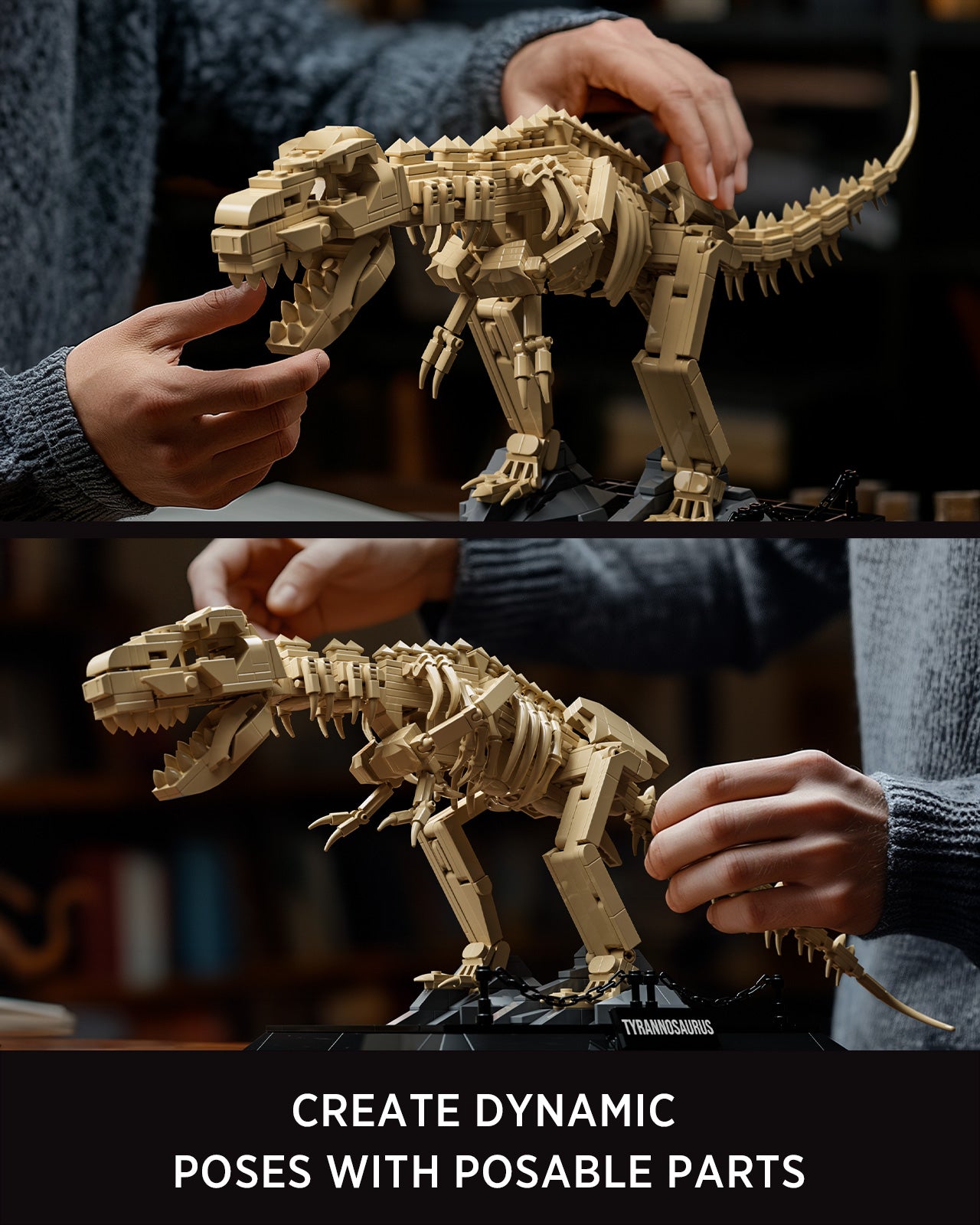Nifeliz NF10343 T-Rex Fossils Building Set | 826 PCS