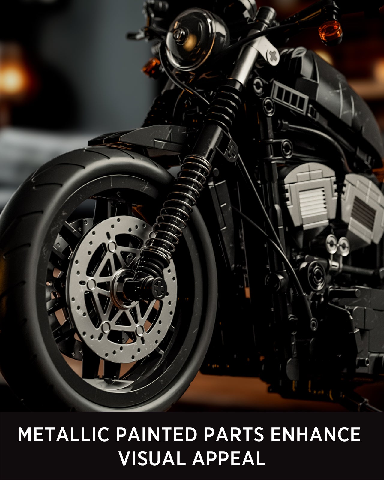 Nifeliz NF10342 Iron 83 Motorcycle Model Building Set | 827 PCS