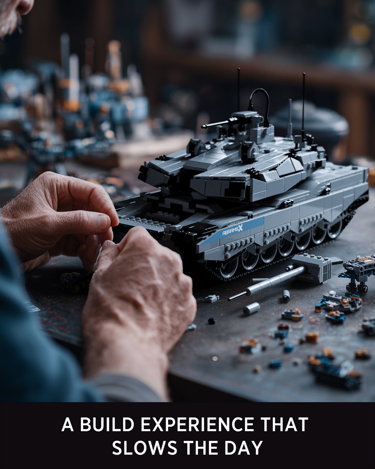 Nifeliz NF10300 Abrams-x Tank Building Set | 2136 PCS
